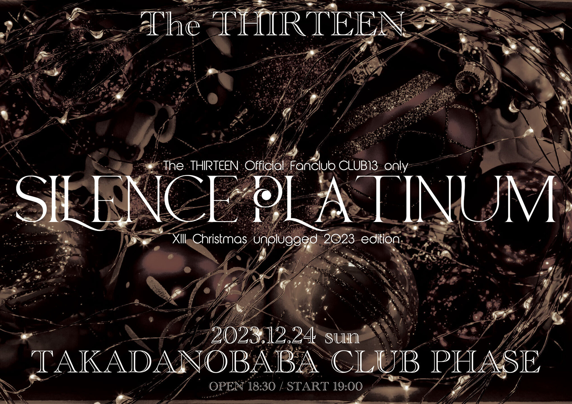 The THIRTEEN short tour 2023、 Christmas & 絶唱-End of 2023